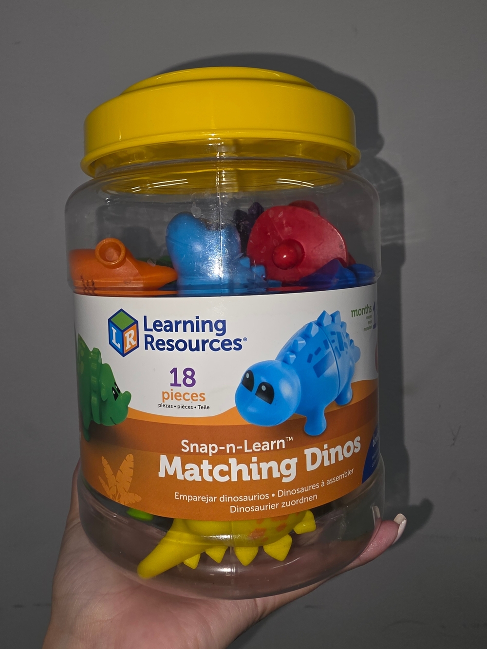 Learning Resources Snap-n-Learn Matching Dinos